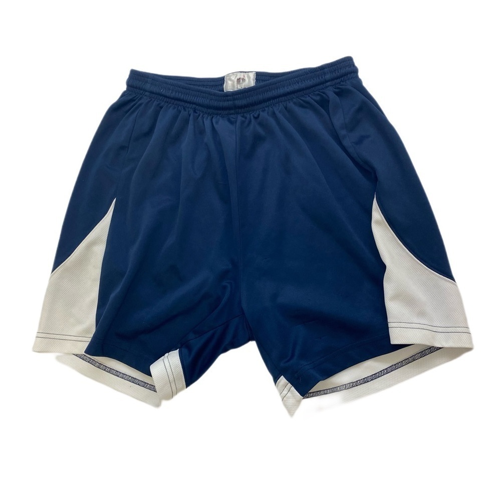 BADGER Sport Athletic Shorts - Blue/White - Size Large